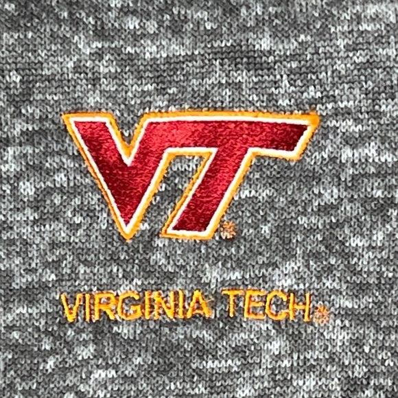 Virginia Tech Hokies Vtech Better Sweater Style Fleece Coat Jacket - Picture 3 of 7